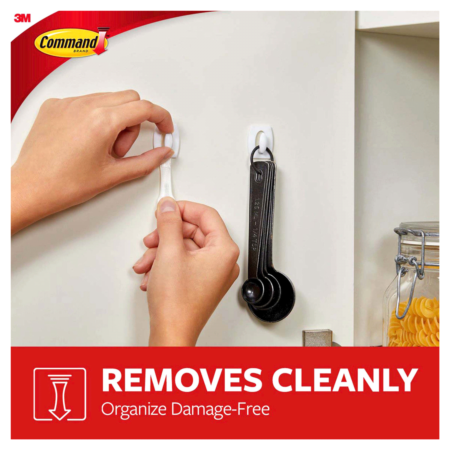 slide 5 of 5, Command Mini Hooks, 12 ct