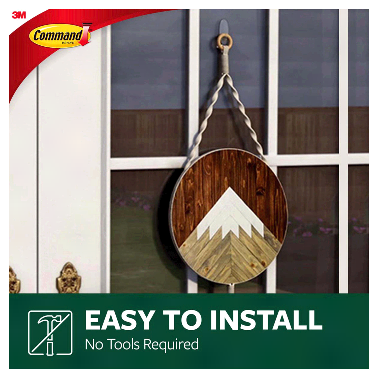 slide 3 of 5, 3M Command Large Clear Window Hook Trim, 1 ct