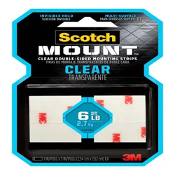 Scotch Clear Mounting Strips