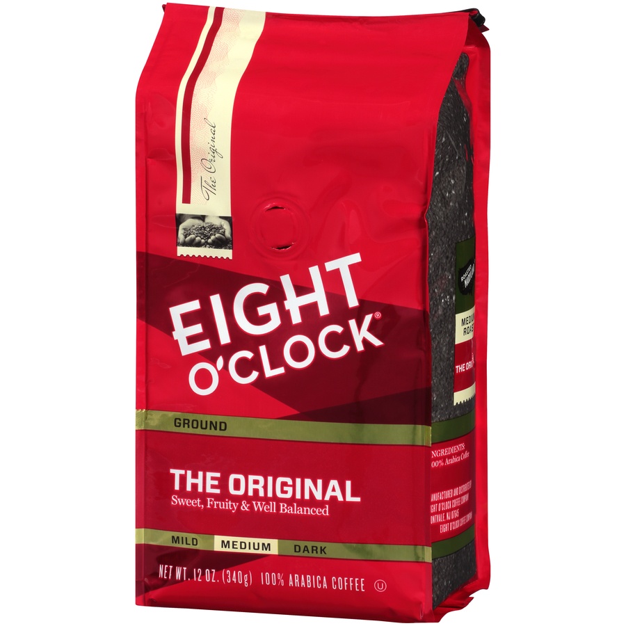 slide 3 of 7, Eight O'Clock Coffee Original Medium Roast Ground Coffee - 12oz, 12 oz