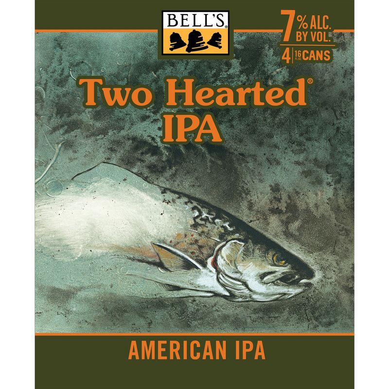 slide 6 of 6, Bell's Brewery Bell's Two Hearted IPA Beer - 4pk/16 fl oz Bottles, 4 ct; 16 fl oz