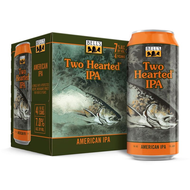 slide 1 of 5, Bell's Brewery Bell's Two Hearted Ale IPA Beer - 4pk/16 fl oz Bottles, 4 ct; 16 fl oz