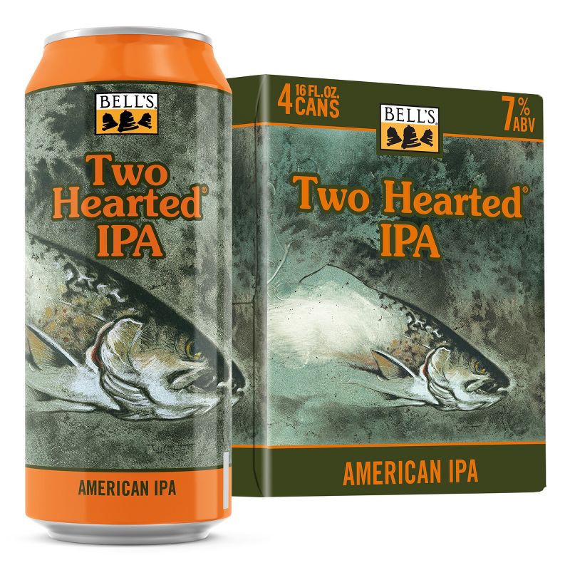 slide 1 of 6, Bell's Brewery Bell's Two Hearted IPA Beer - 4pk/16 fl oz Bottles, 4 ct; 16 fl oz