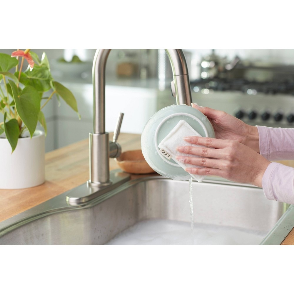 slide 3 of 6, Casabella Kind Scrub Sponge, 3 ct