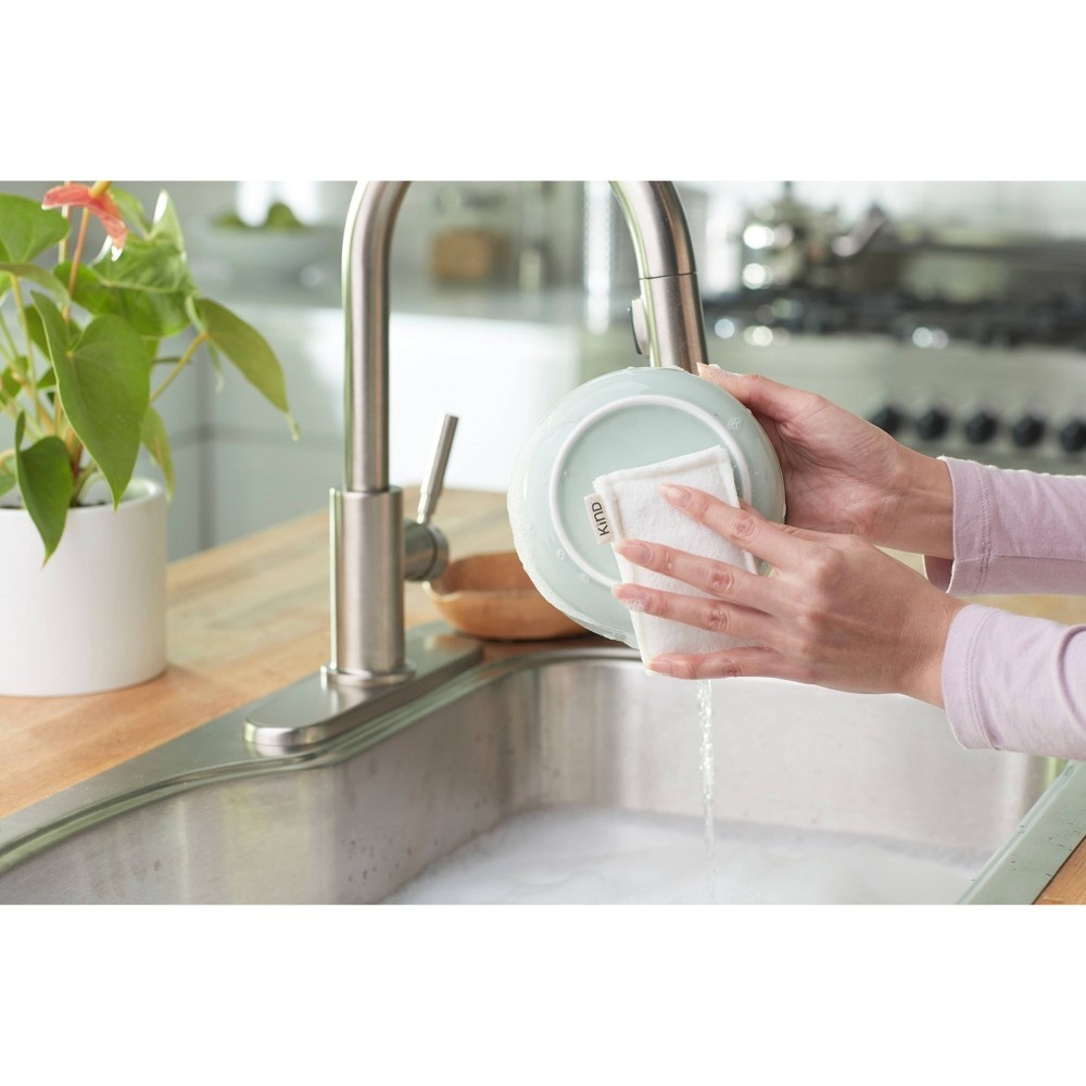 slide 4 of 6, Casabella Kind Scrub Sponge, 3 ct