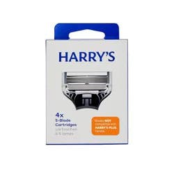 Harry's Original Razor Blade Refill Cartridges for Men - 4ct