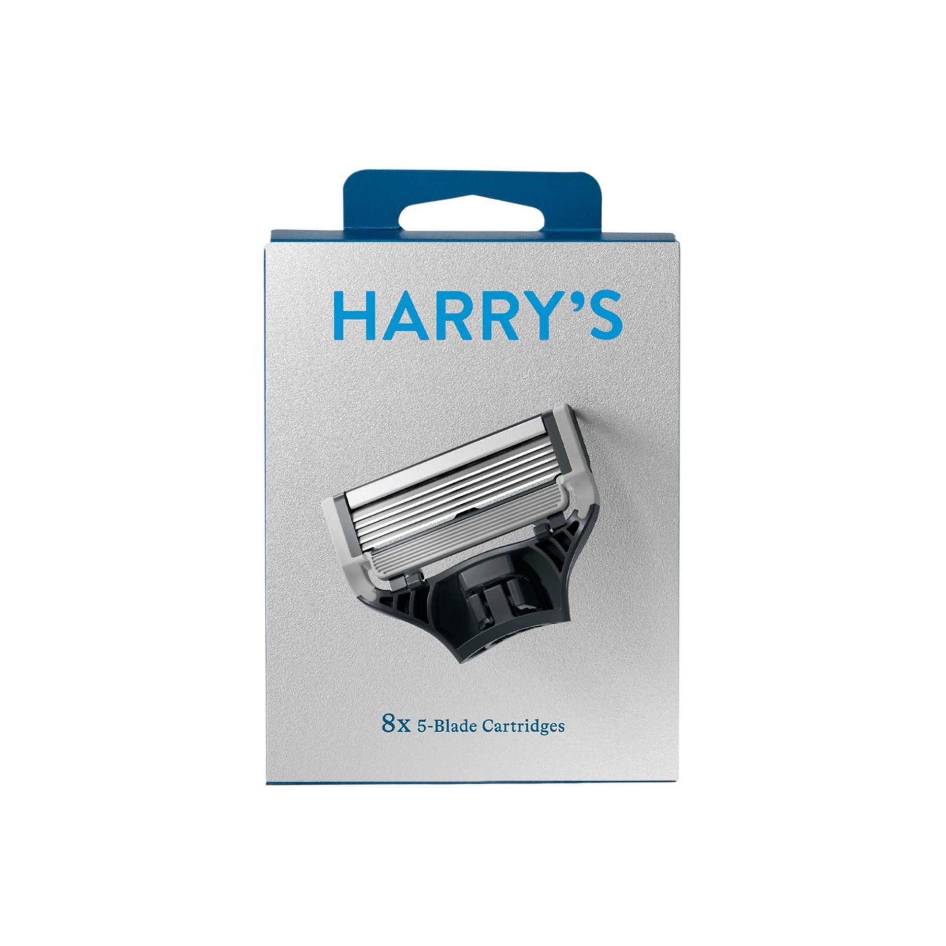 slide 1 of 9, Harry's 5-Blade Men's Razor Blade Refills - 8 Cartridges - Compatible with All Harry's Razors and Flamingo Razors, 1 ct
