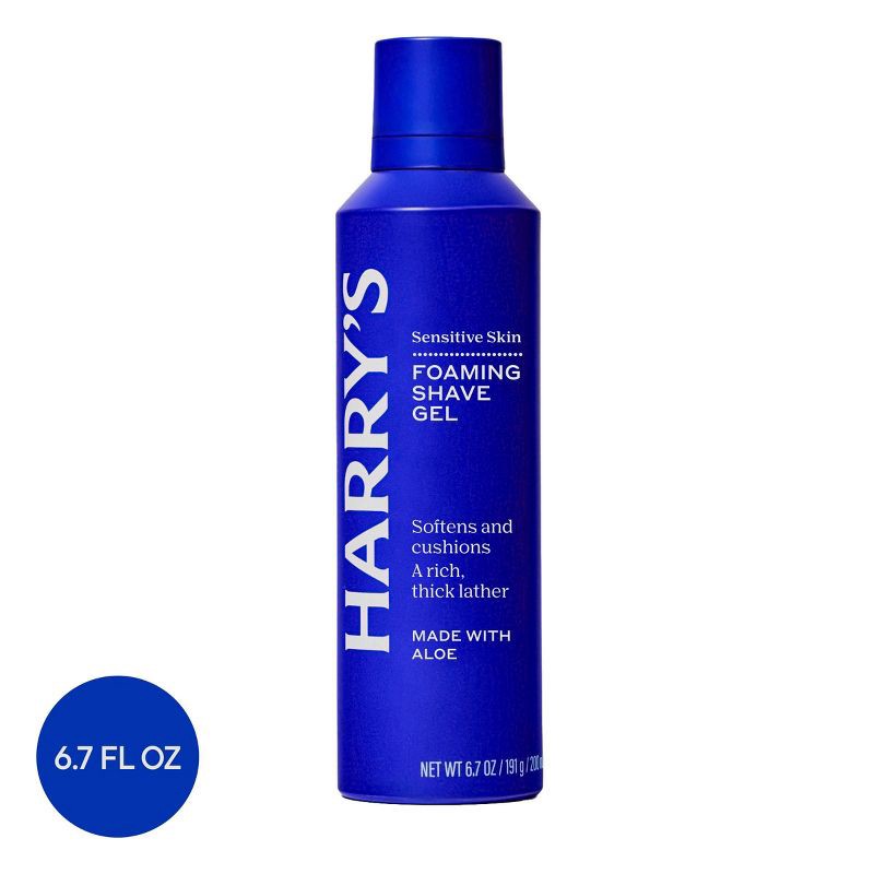 slide 2 of 8, Harry's Men's Foaming Shave Gel with Aloe - 6.7oz, 6.7 oz