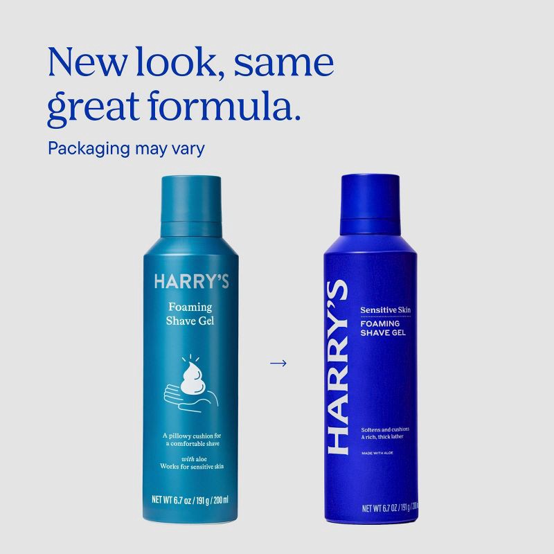 slide 3 of 8, Harry's Men's Foaming Shave Gel with Aloe - 6.7oz, 6.7 oz