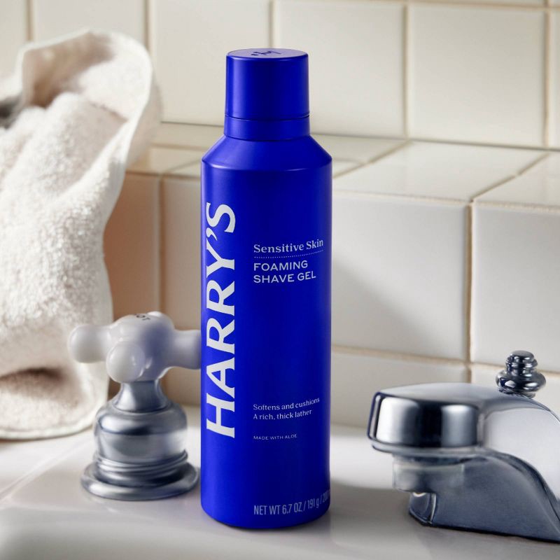 slide 4 of 8, Harry's Men's Foaming Shave Gel with Aloe - 6.7oz, 6.7 oz