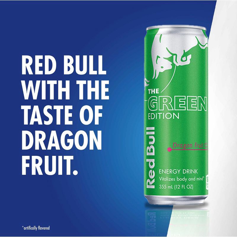 slide 2 of 10, Red Bull Green Edition Energy Drink - 12 fl oz Can, 12 fl oz