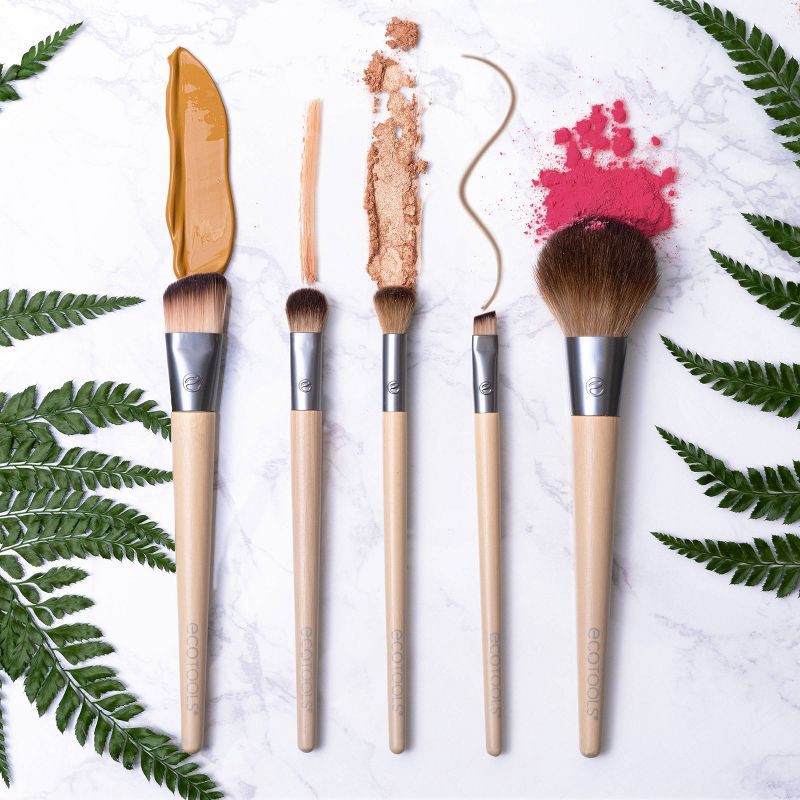 Ecotools Fresh Face Everyday Makeup Brush Set - 5pc : Target