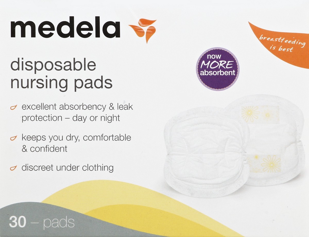 slide 3 of 6, Medela Nursing Pads 30 ea, 30 ct