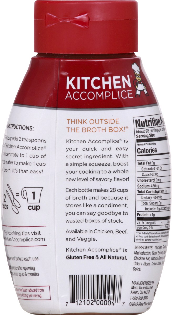 slide 2 of 9, Kitchen Accomplice Gourmet More Than Gourmet/Broth Liq Concntr, 12 oz