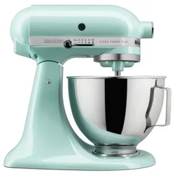 KitchenAid Ultra Power Plus 4.5qt Tilt-Head Stand Mixer Ice Blue - KSM96: 10 Speeds, Safety Lock, Dishwasher-Safe Parts