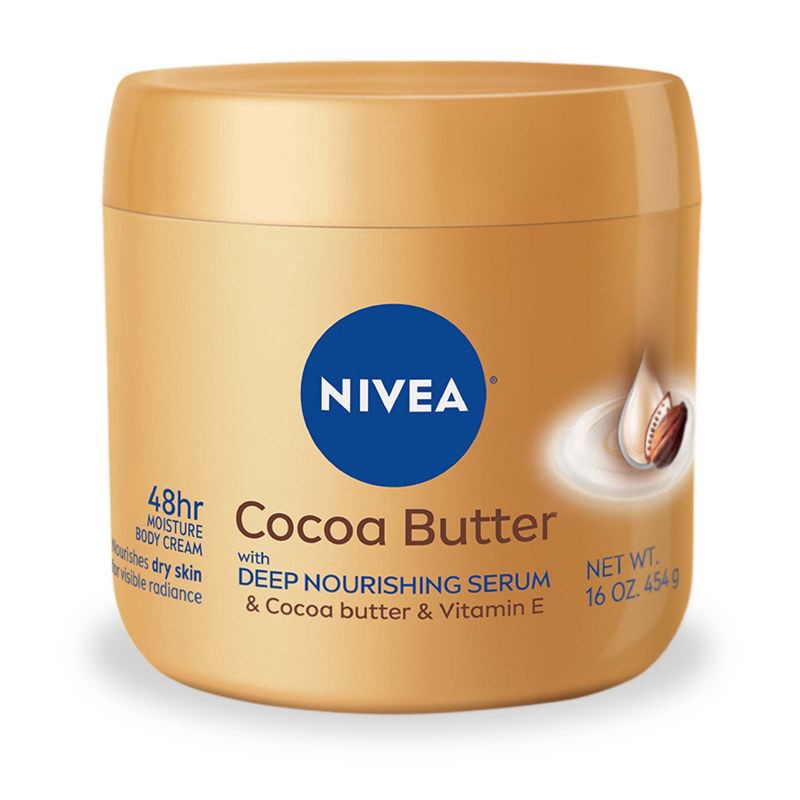 slide 1 of 11, NIVEA Cocoa Butter Body Cream for Dry Skin - 16oz, 16 oz