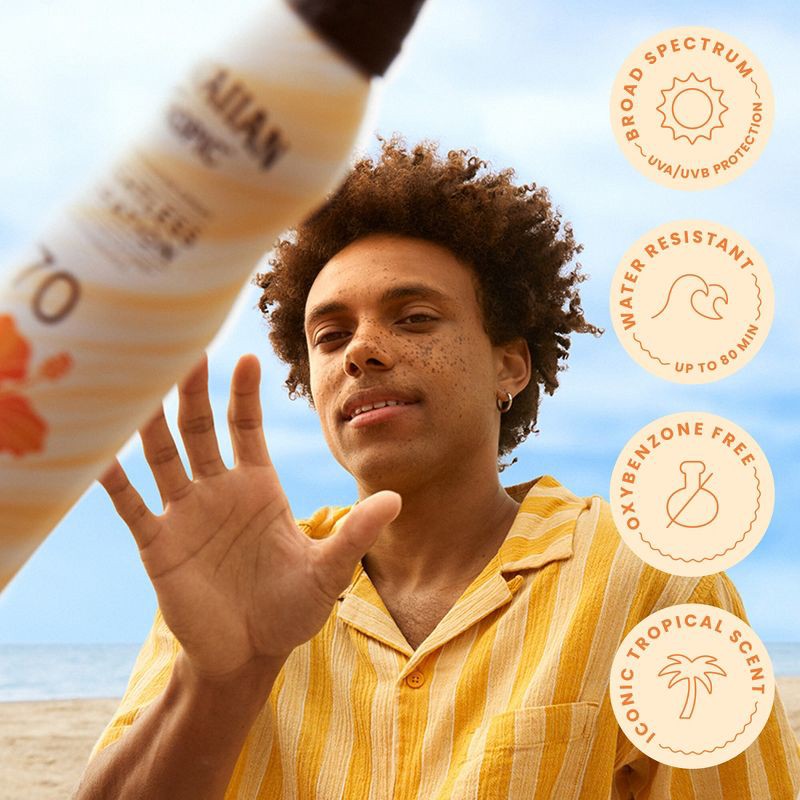 slide 5 of 7, Hawaiian Tropic Silk Hydration Weightless Sunscreen C-Spray - SPF 30 - 6oz, 30 x 6 oz