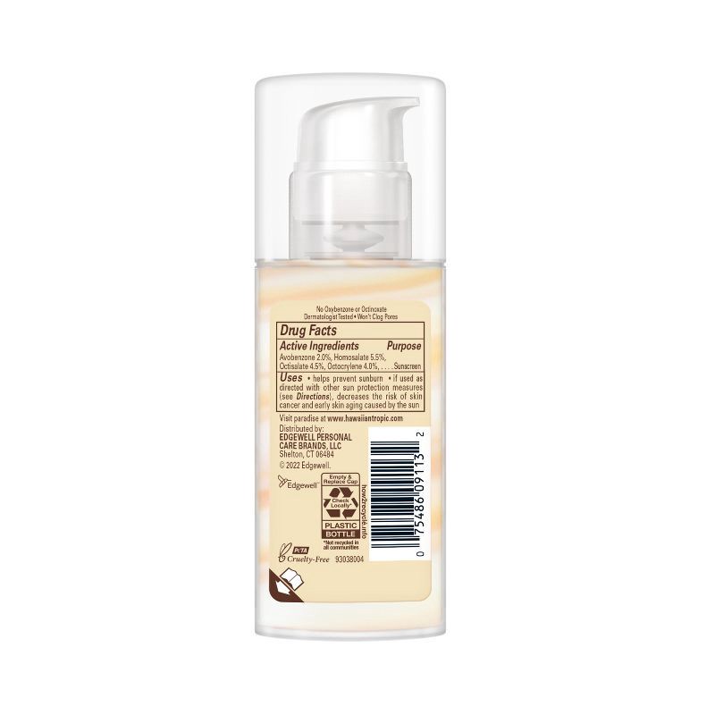 slide 2 of 9, Hawaiian Tropic Silk Hydration Weightless Face Sunscreen - SPF 30 - 1.7oz, 30 ct; 1.7 oz
