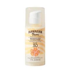 Hawaiian Tropic Silk Hydration Weightless Face Sunscreen - SPF 30 - 1.7oz: Sulfate-Free, Fresh, Lotion