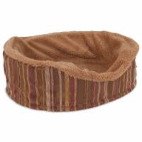 slide 1 of 1, Petmate Antimicrobial Oval Pet Bed, 1 ct