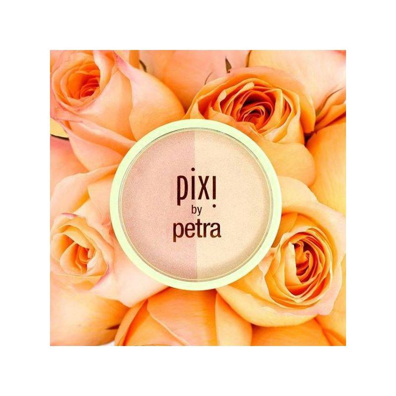 slide 4 of 4, Pixi By Petra Beauty Blush Duo + Kabuki Brush - Peach Honey - 0.36oz, 0.36 oz