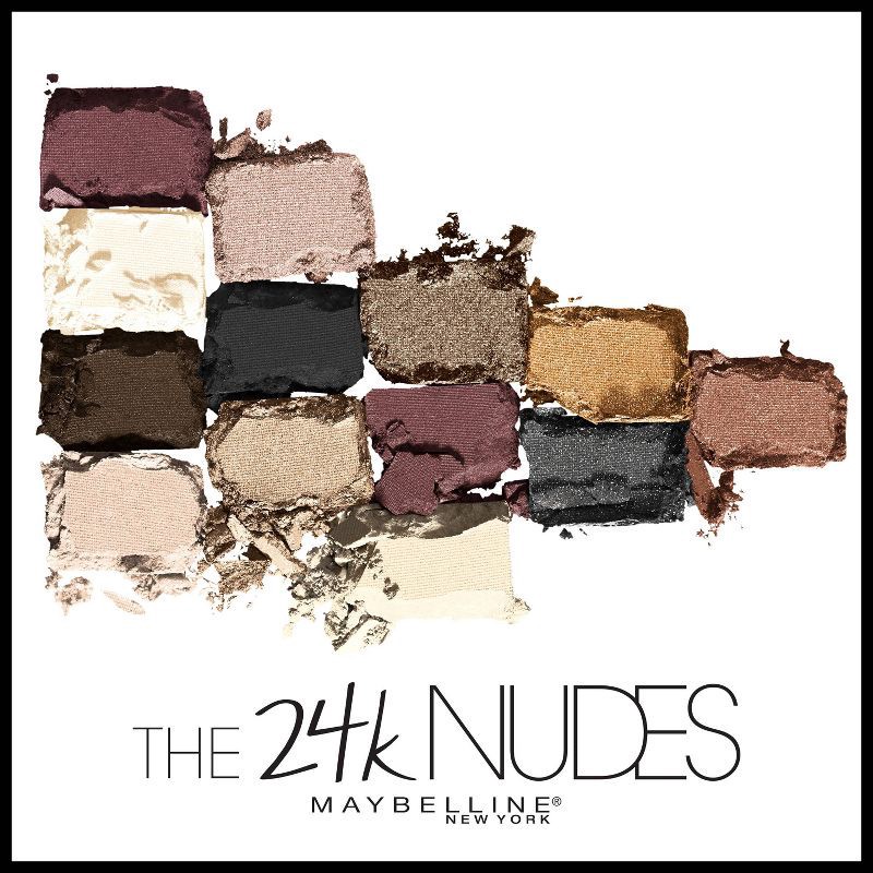 slide 4 of 9, Maybelline The Blushed Nudes Eye Shadow - Palette 120 - 0.34oz, 120 x 0.34 oz