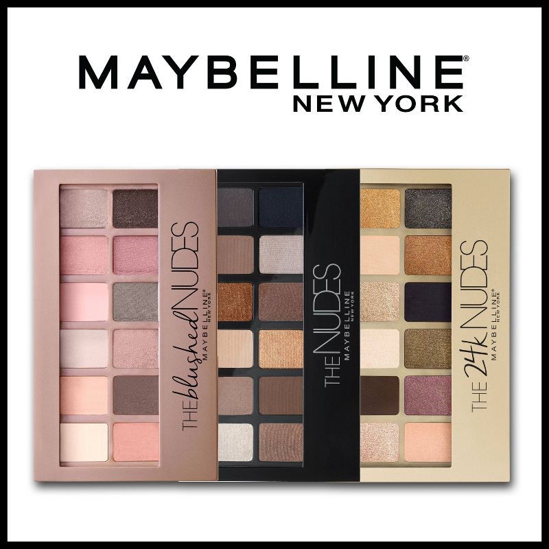 slide 7 of 9, Maybelline The Blushed Nudes Eye Shadow - Palette 120 - 0.34oz, 120 x 0.34 oz