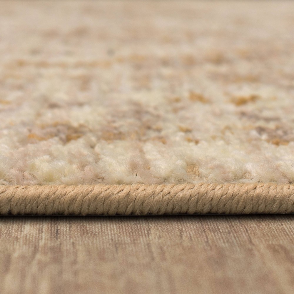 slide 7 of 12, 5'x7' Vintage Tufted Distressed Area Rug Tan - Threshold, 1 ct
