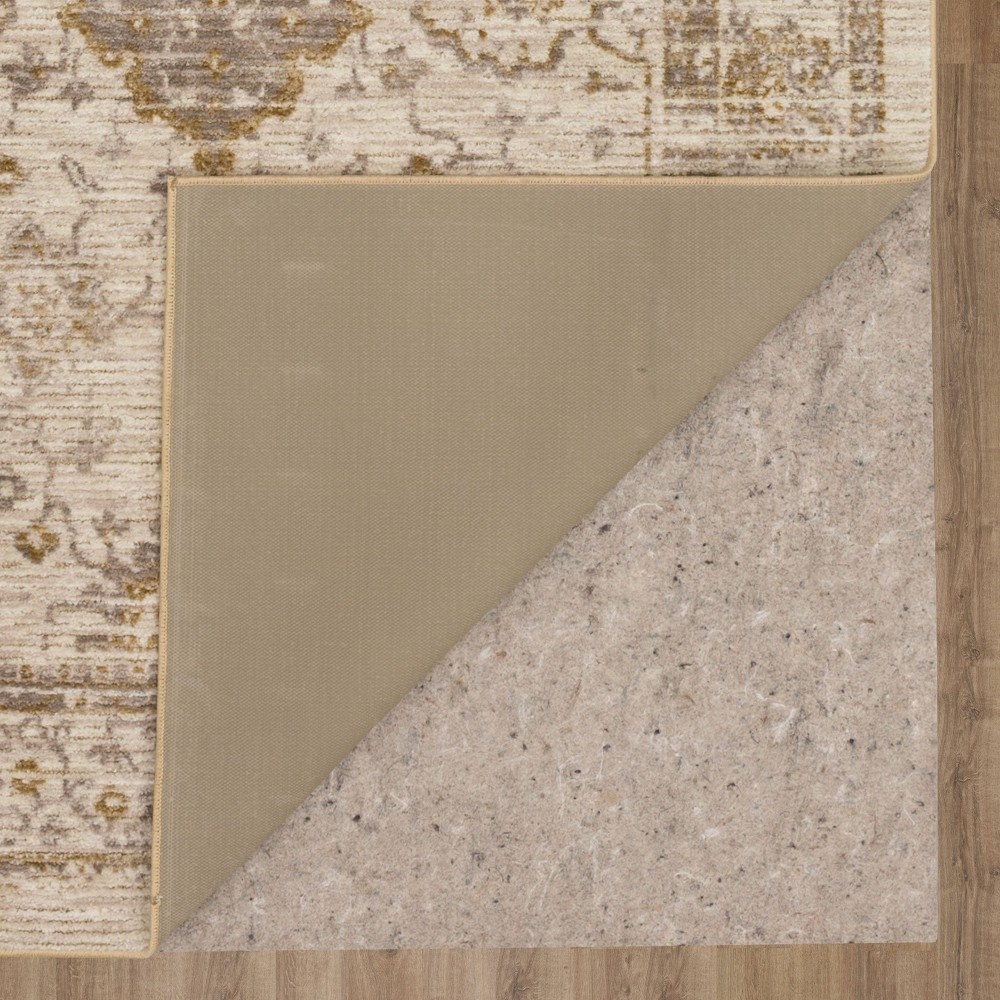 slide 11 of 12, 5'x7' Vintage Tufted Distressed Area Rug Tan - Threshold, 1 ct