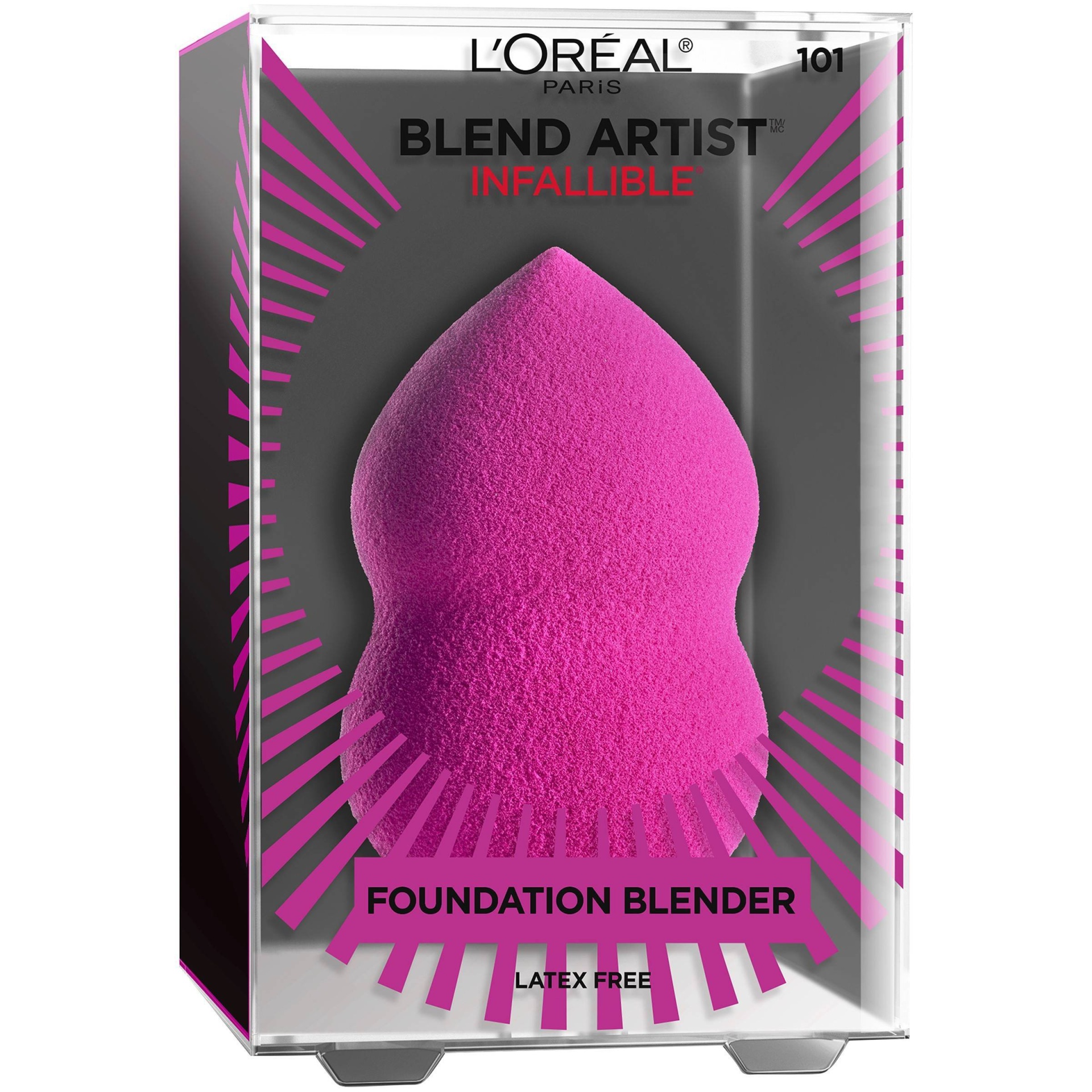 slide 1 of 5, L'Oreal Paris Infallible Beauty Blender 101 Foundation, 1 ct