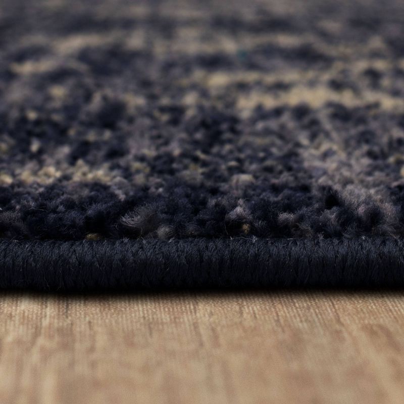 slide 3 of 8, 5'X7' Vintage Tufted Distressed Area Rug Indigo - Threshold™, 1 ct