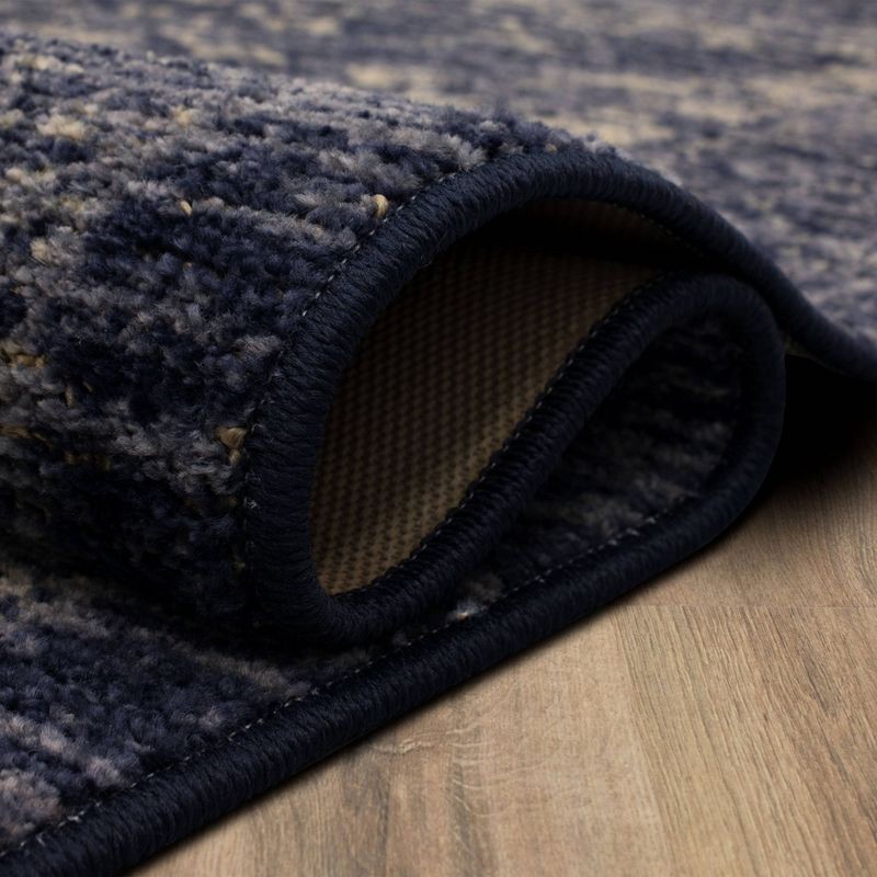 slide 4 of 8, 5'X7' Vintage Tufted Distressed Area Rug Indigo - Threshold™, 1 ct