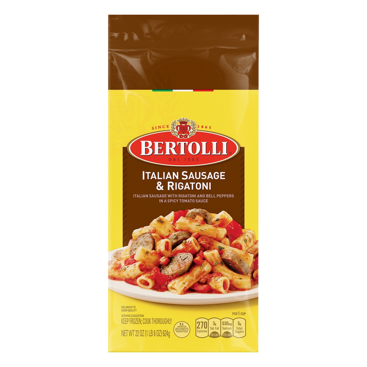 slide 2 of 11, Bertolli Italian Sausage & Rigatoni 22 oz, 24 oz