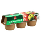 slide 1 of 4, Harris Teeter Apple Sauce - Unsweetened, 24 oz