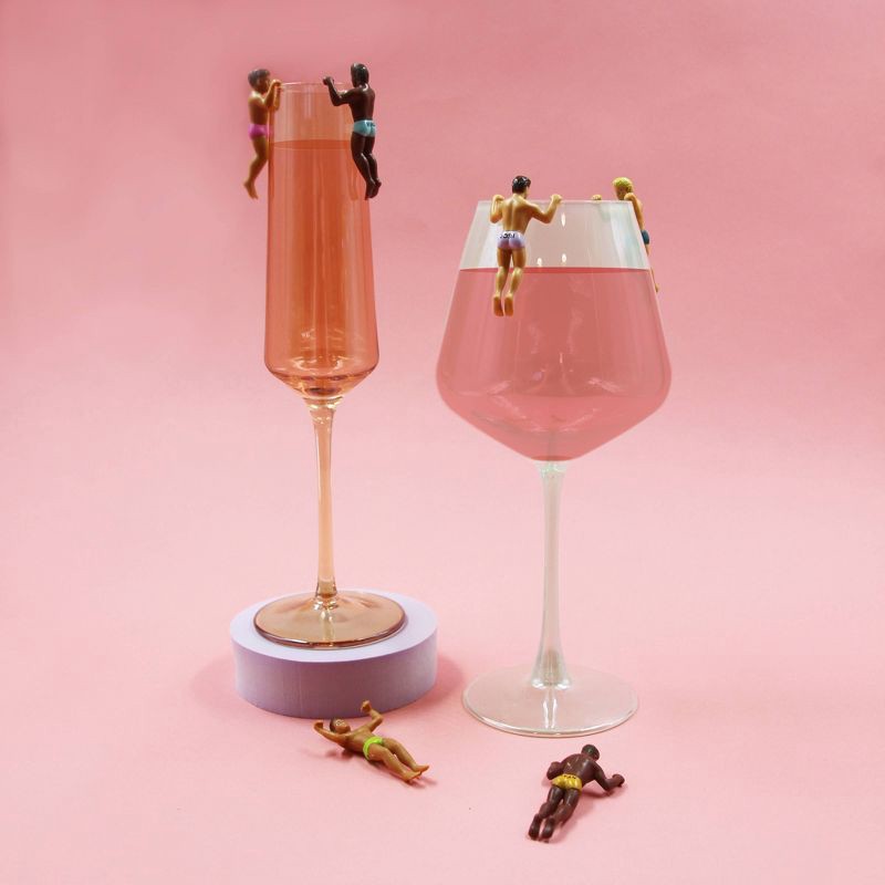 slide 2 of 6, NPW Drinking Buddies Beverage Marker, 1 ct