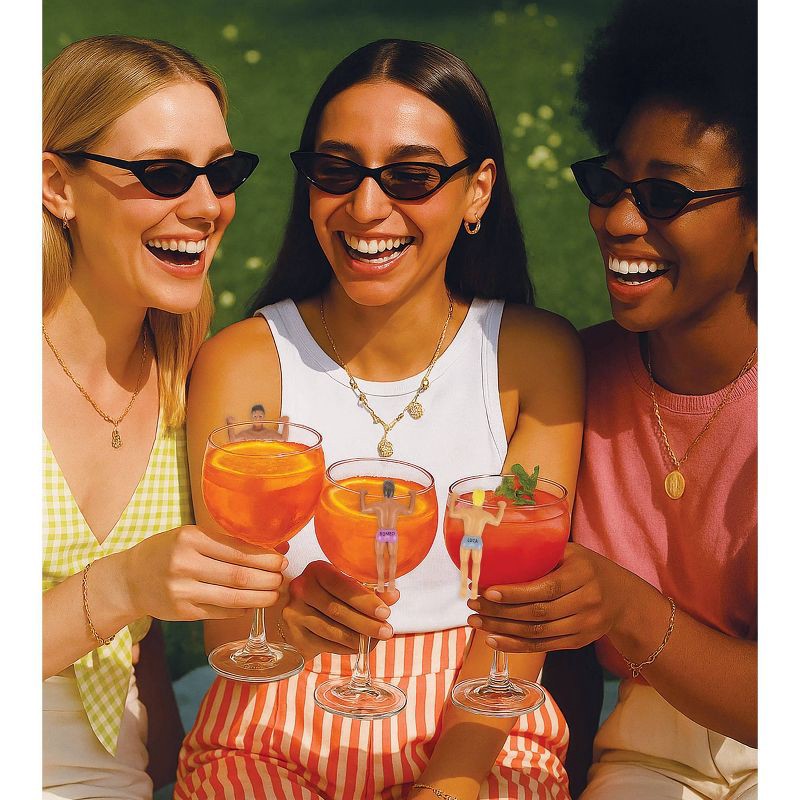 slide 3 of 6, NPW Drinking Buddies Beverage Marker, 1 ct