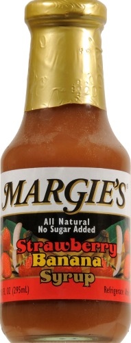 slide 1 of 1, Margie's Margies Strawberry Banana Syrup, 10 fl oz