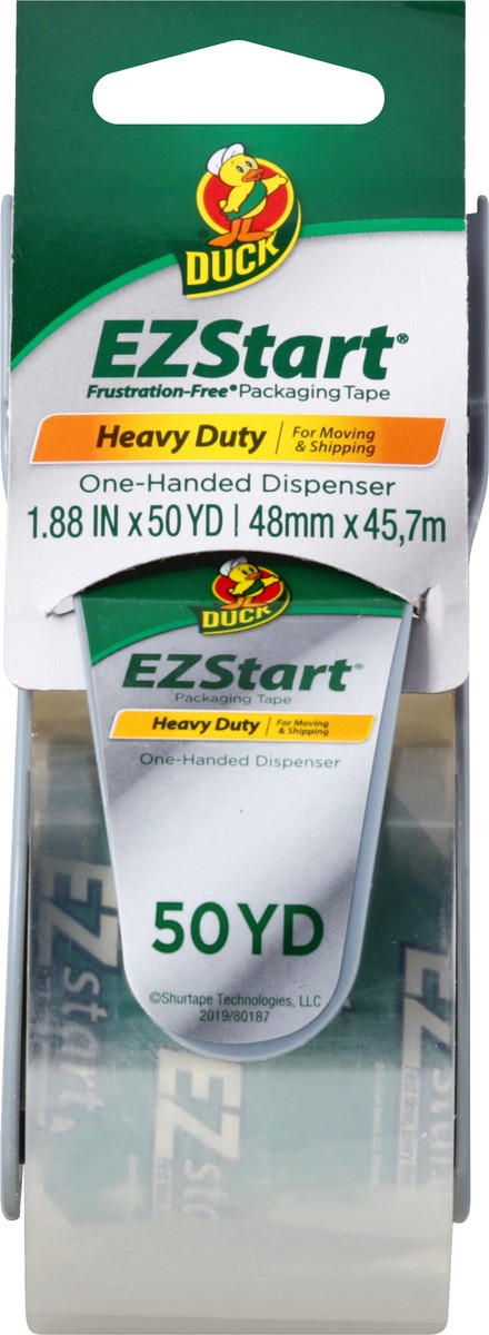 slide 3 of 9, EZ Start One-Handed Dispenser Heavy Duty Packaging Tape 1 ea, 1 ct