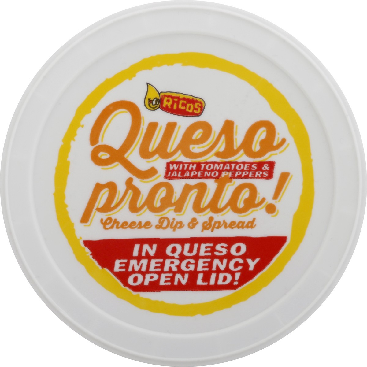 slide 8 of 9, Rico's Ricos Queso Pronto Medium with Tomatoes & Jalapeno Peppers Dip & Spread 15 oz, 15 oz