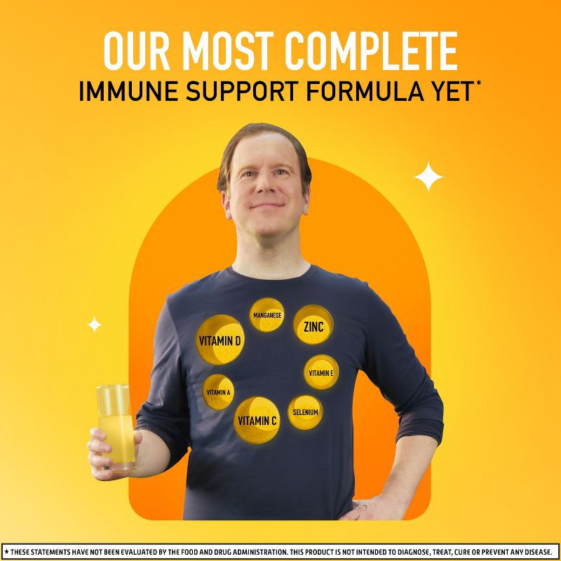 slide 5 of 8, Airborne Immune Support Chewable Tablets with Vitamin C & Zinc - Citrus - 96ct, 96 ct