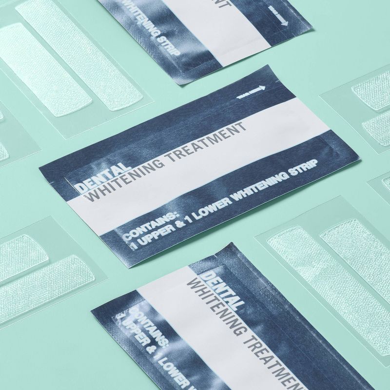 slide 2 of 3, 20-Day Ultra Vibrant Whitening Strips - up&up™, 1 ct