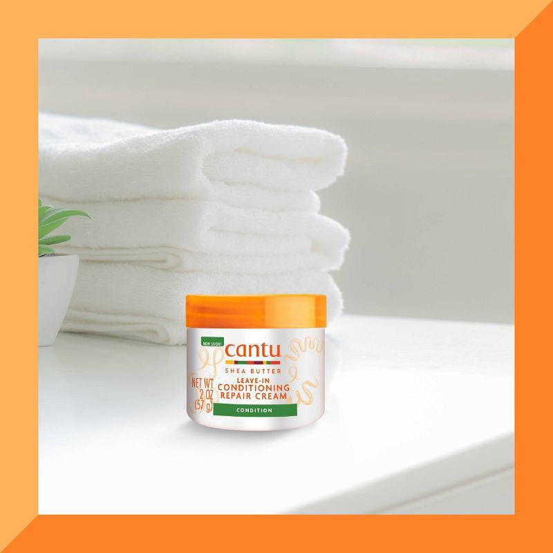 slide 3 of 8, Cantu Shea Butter Leave-In Conditioning Repair Hair Cream Travel Size - 2oz, 2 oz