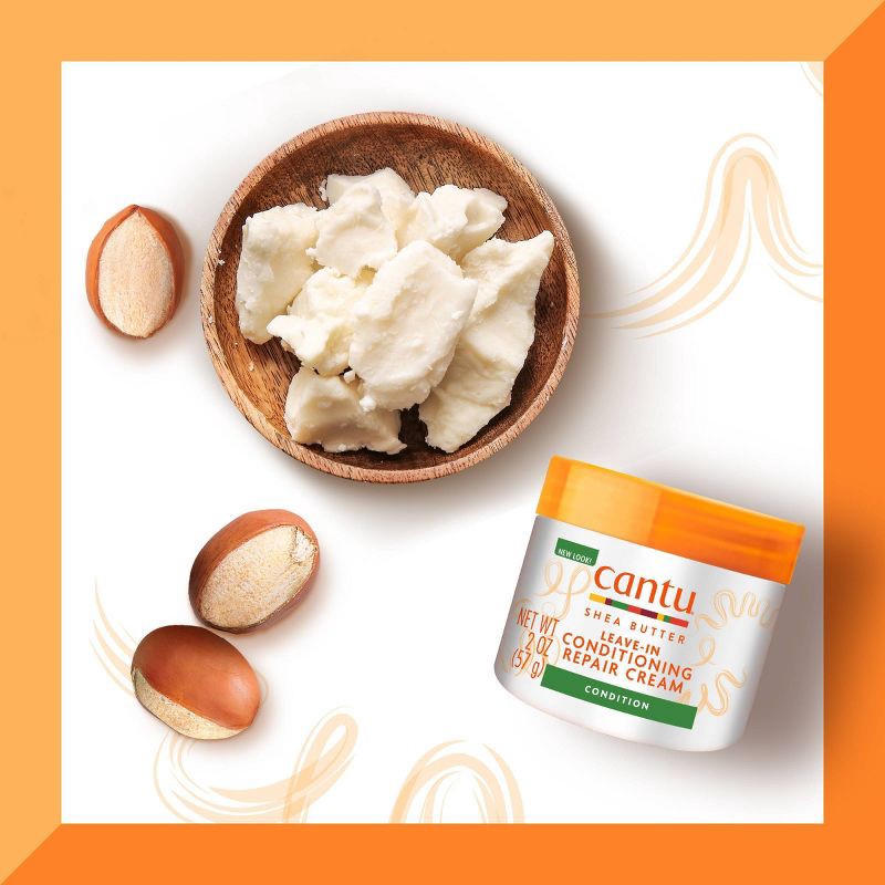 slide 6 of 8, Cantu Shea Butter Leave-In Conditioning Repair Hair Cream Travel Size - 2oz, 2 oz