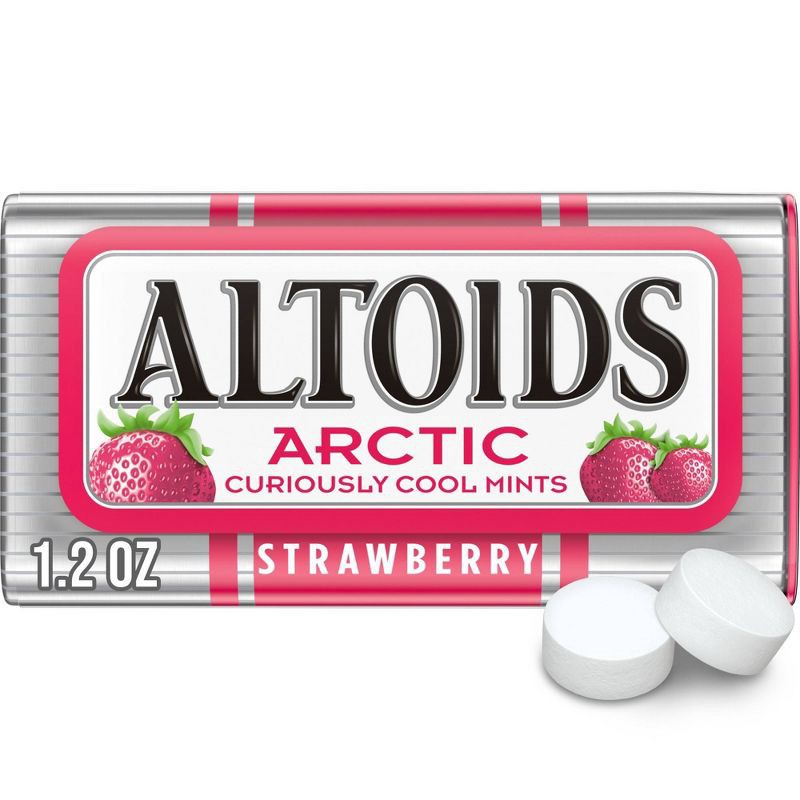 slide 1 of 9, Altoids Arctic Strawberry Mint Candies - 1.2oz, 1.2 oz