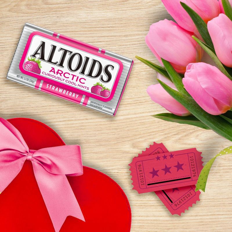 slide 6 of 10, Altoids Arctic Strawberry Mint Candy - 1.2oz, 1.2 oz