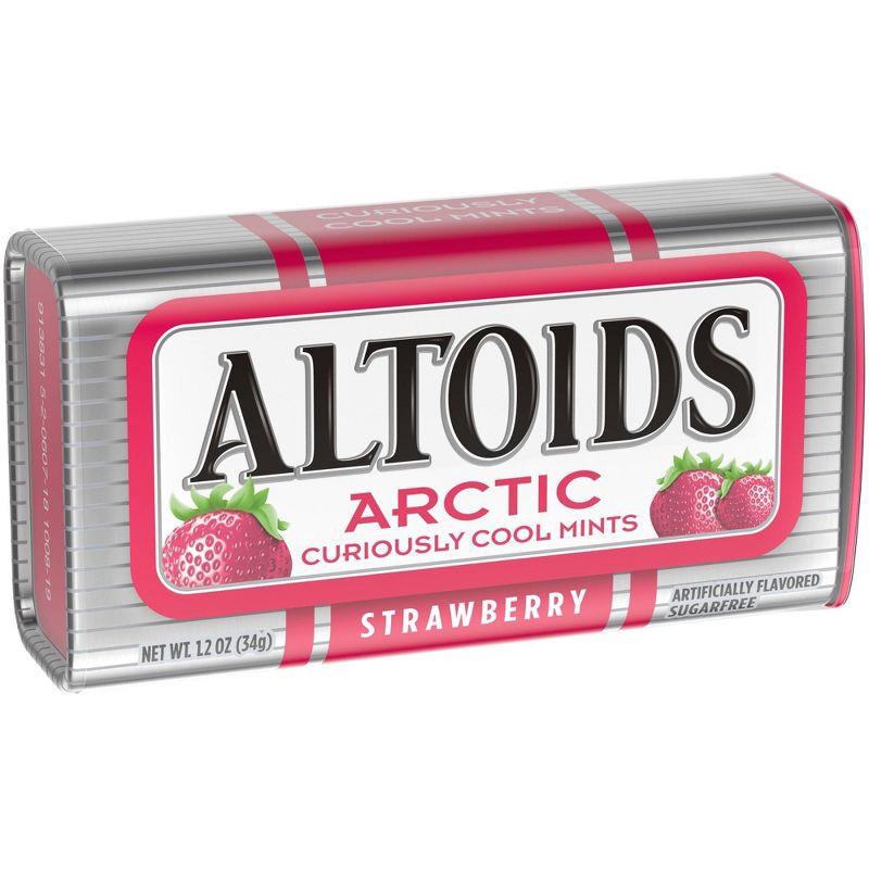 slide 7 of 8, Altoids Arctic Strawberry Mint Candies - 1.2oz, 1.2 oz