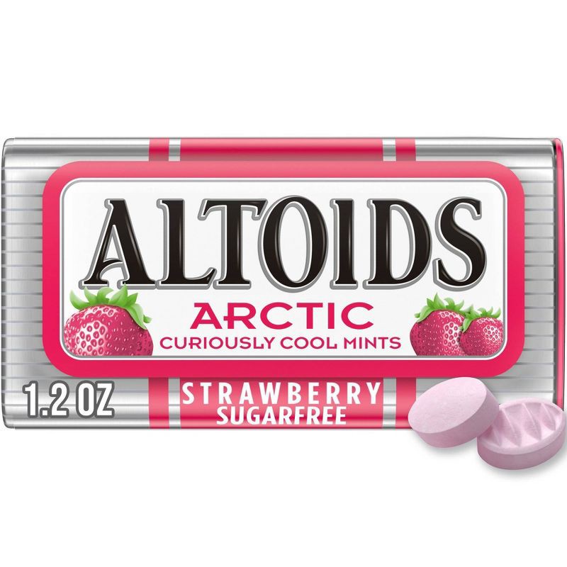slide 1 of 10, Altoids Arctic Strawberry Mint Candy - 1.2oz, 1.2 oz