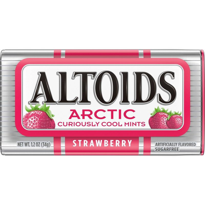 slide 1 of 6, Altoids Arctic Strawberry Mint Candies - 1.2oz, 1.2 oz
