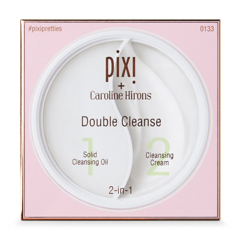 slide 2 of 3, Pixi By Petra + Caroline Hirons Unscented Double Cleanser - 1.69 fl oz, 1.69 fl oz