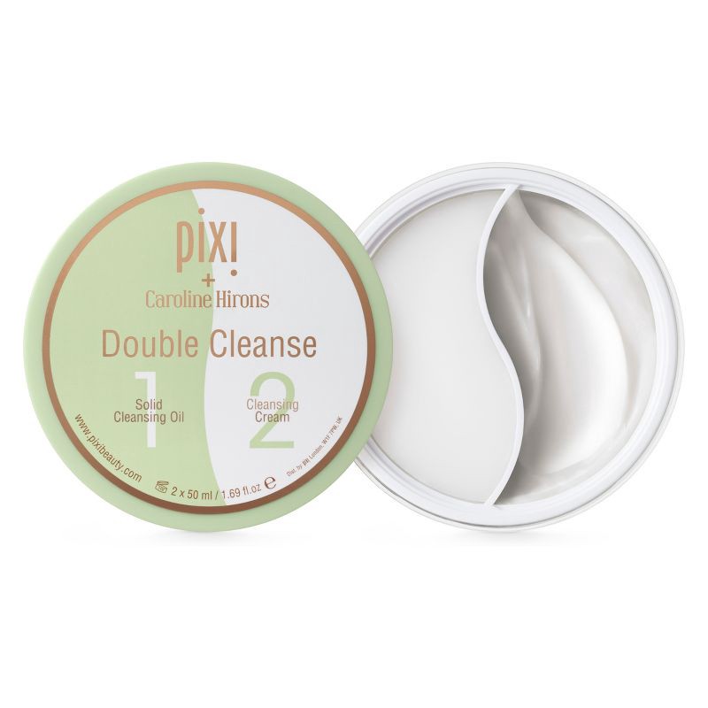 slide 1 of 3, Pixi By Petra + Caroline Hirons Unscented Double Cleanser - 1.69 fl oz, 1.69 fl oz